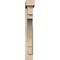 Ekena Millwork Merced Block Smooth Bracket w/ Offset Brace, Douglas Fir, 5 1/2"W x 28"D x 40"H BKT0604X28X40MRC05SDF - alternate 3